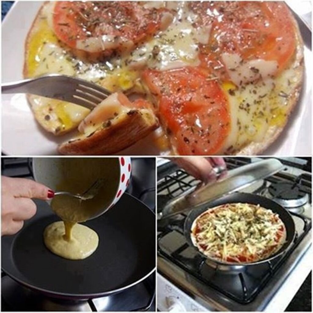 Pizza De Frigideira Como Fazer Passo A Passo Receitas R Pidas E F Ceis