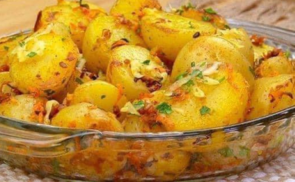 batatas com cebola deliciosas