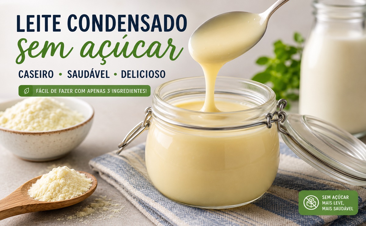 leite condensado sem açucar